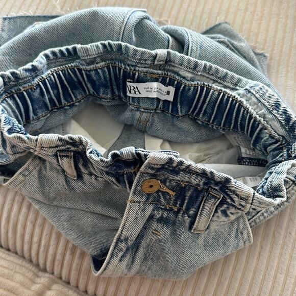 Zara Jean shorts Zara size 4 denim jean short mint condition - Picture 6 of 8